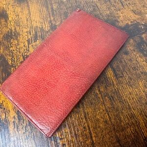 Bond street vintage red leather wallet women’s or men’s